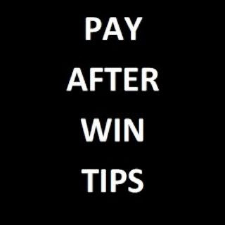 Pay after winning