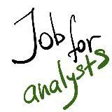 Job for Analysts & Data Scientists