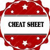 Cheat sheet