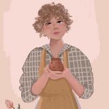 Кучерявая говорит: